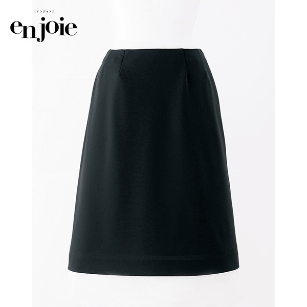 アンジョア Aライン スカート（58cm丈） 51875-1 紺＜Soft Ecology Knit＞の商品