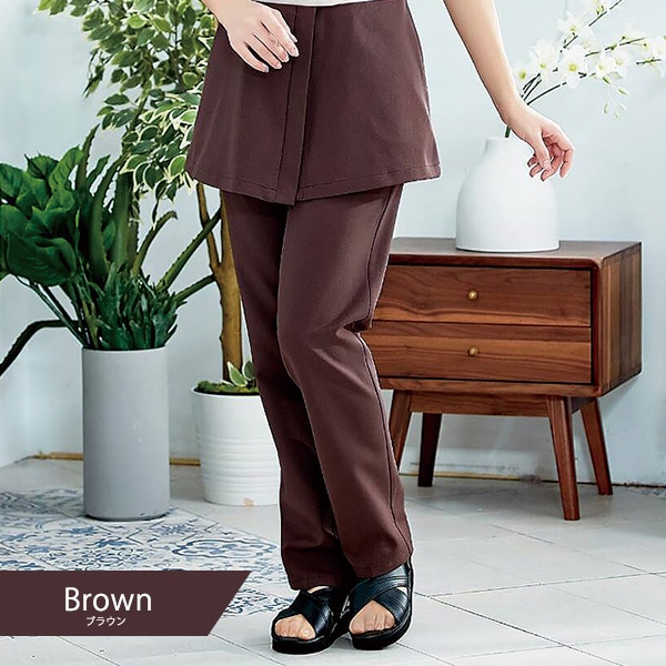 【無料試着可】チュニックパンツ ブラウン ベリエッラ Veriella