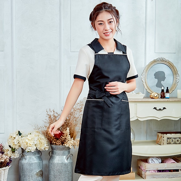 【無料試着可】Lin de Lin リンデリン パイピングエプロン