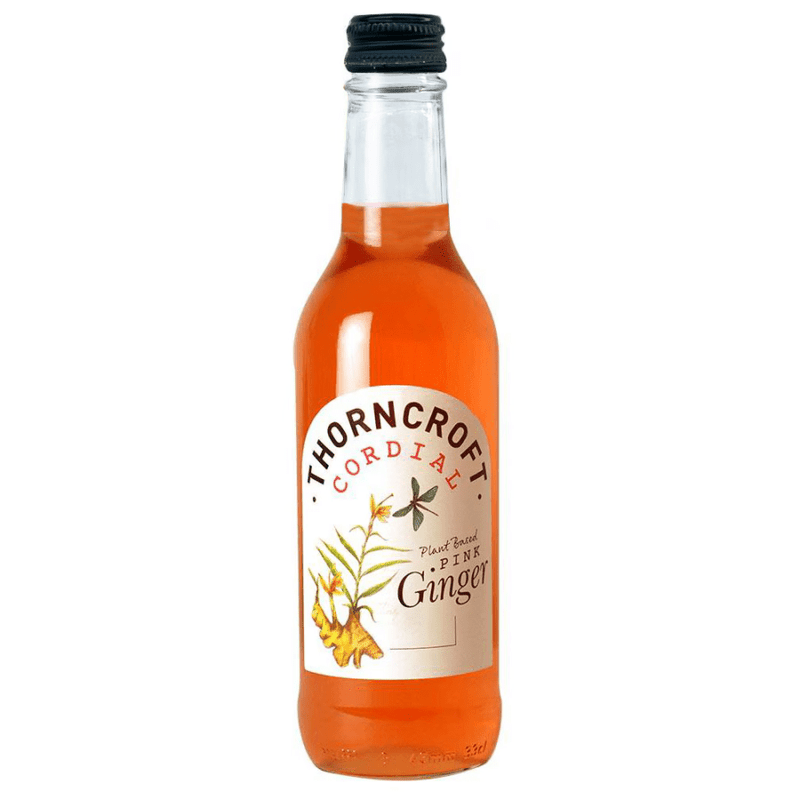 ソーンクロフト ハーブコーディアル ピンクジンジャー 330mL 英国伝統 ノンアルコール濃縮飲料 Plant Based
