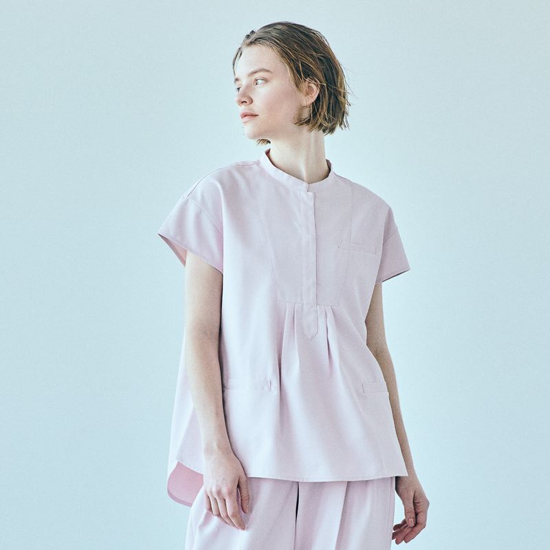 美品　ピンクハウス　チュニック　トップス　アイボリー ラップスタイル フリル 美品 ピンクハウス チュニック トップス アイボリー ラップ