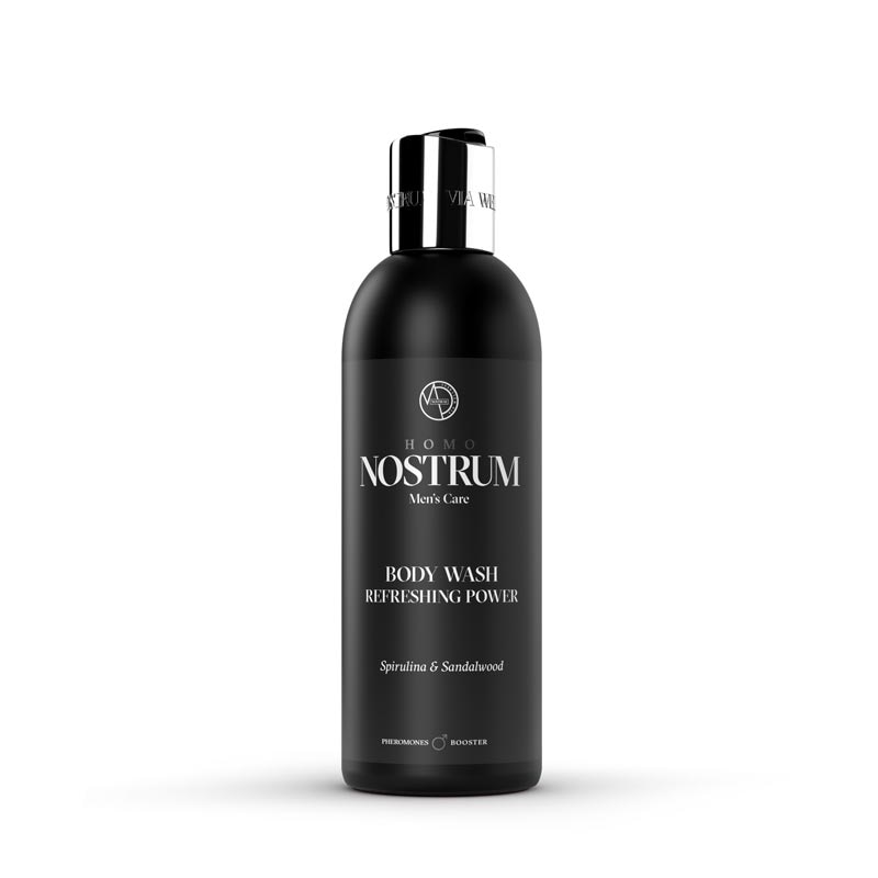 ノストラム ホモ ボディウオッシュ S&S（スピルリナ&サンダルウッド） 100mL 店販用