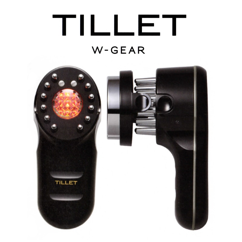 美品 ティレット(TILLET) W-GEAR 美顔器(頭皮と顔) ティレット（TILLET）W-GEAR 頭皮ケア＋肌ケアの通販｜美セラ
