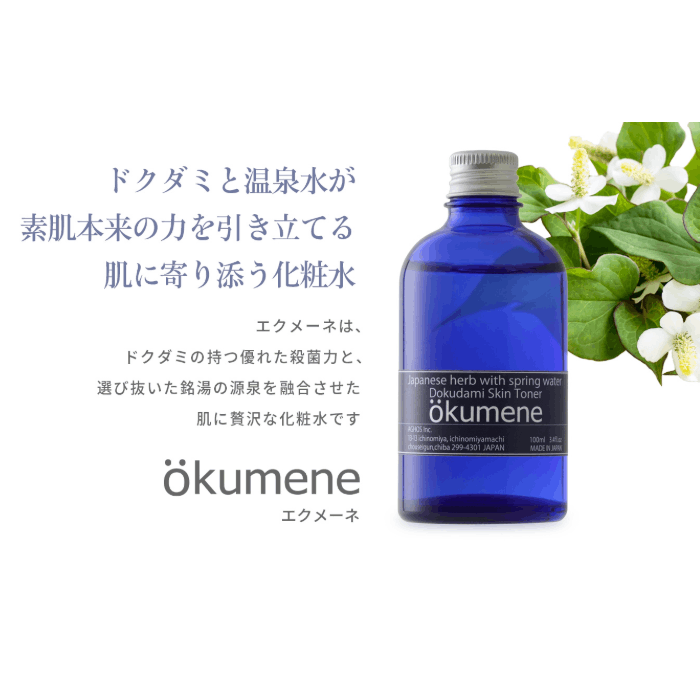 エクメーネN 100ml ドクダミエキスと温泉水の無添加化粧水