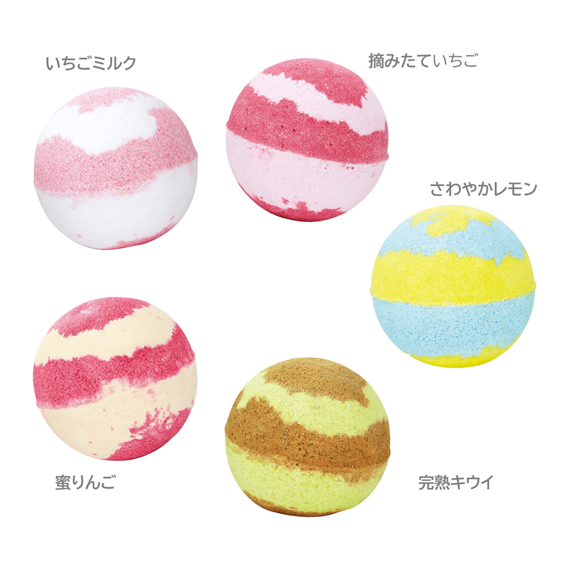 マーブルバスボム 各種 150g 店販可 フルーツの森