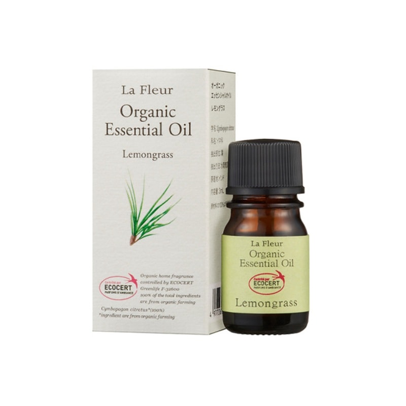 ラ･フルール オーガニックエッセンシャルオイル レモングラス 3ml La fleur ラフルール