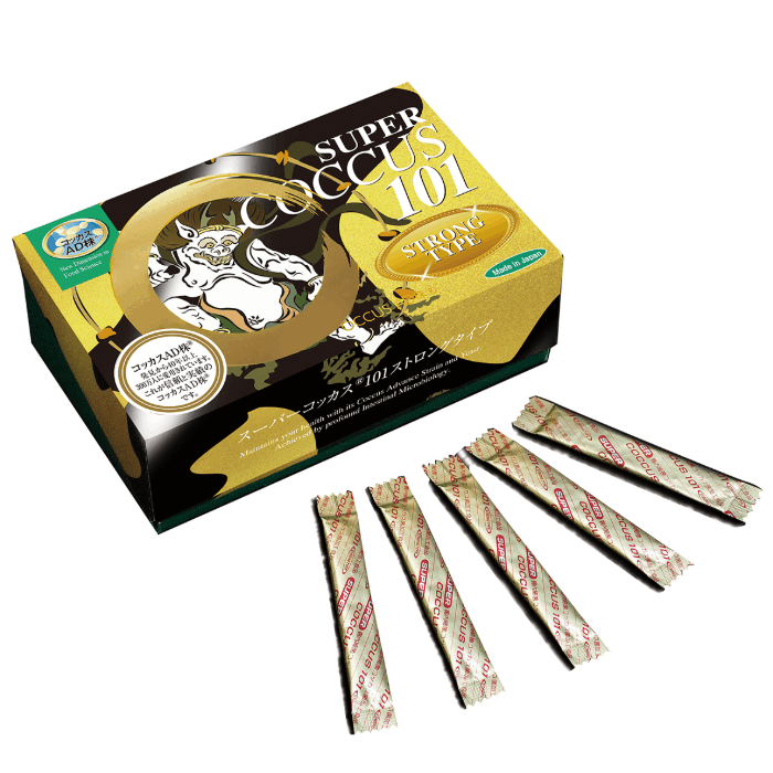 スーパーコッカス101ストロングタイプ 1包腸内細菌1兆6,000億個 酵母190mg配合