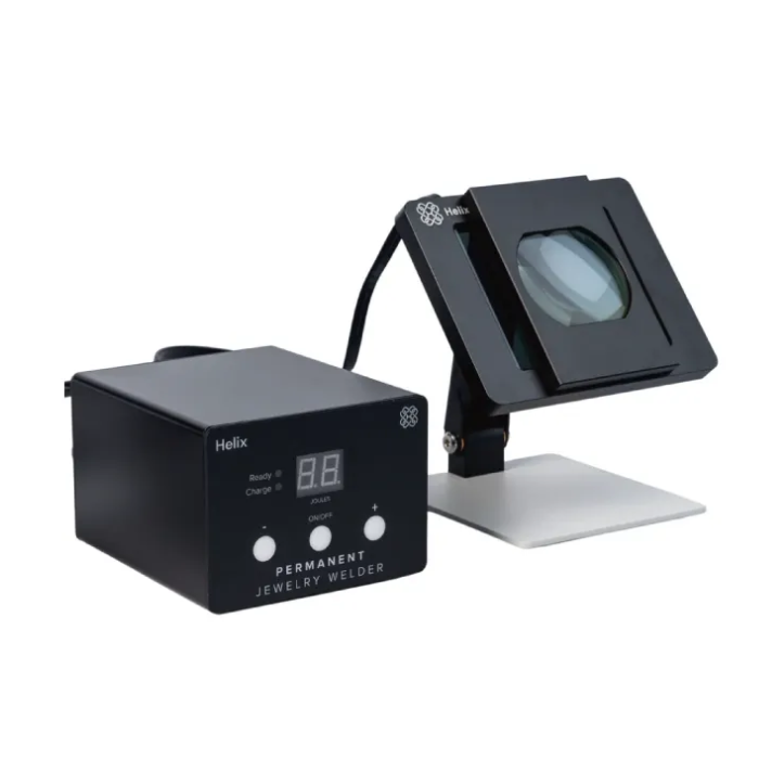 Helix(ヘリックス) パーマネントジュエリー 溶接機 拡大鏡付きLCDシャッタースタンド 付き