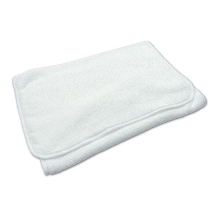 サロン用 胸タオル ホワイト 35×75cm フリース素材 ボディタオルを保護して洗濯負担の軽減