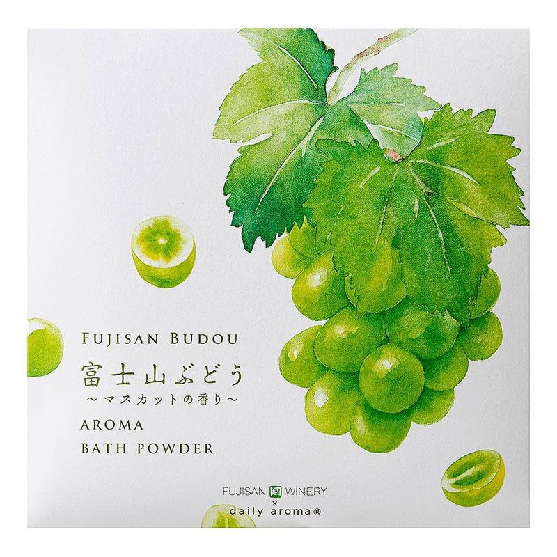 デイリーアロマ 富士山ぶどう アロマバスパウダー 40g×10袋セット
