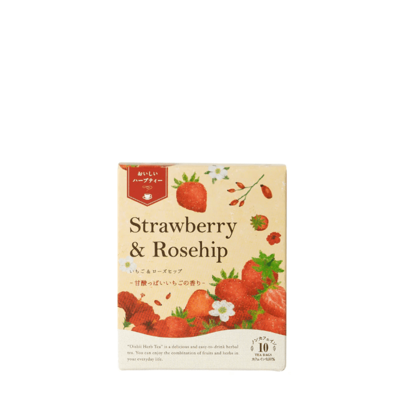 生活の木 おいしいハーブティー いちご＆ローズヒップ 10個入 ノンカフェイン（カフェイン0.00％）