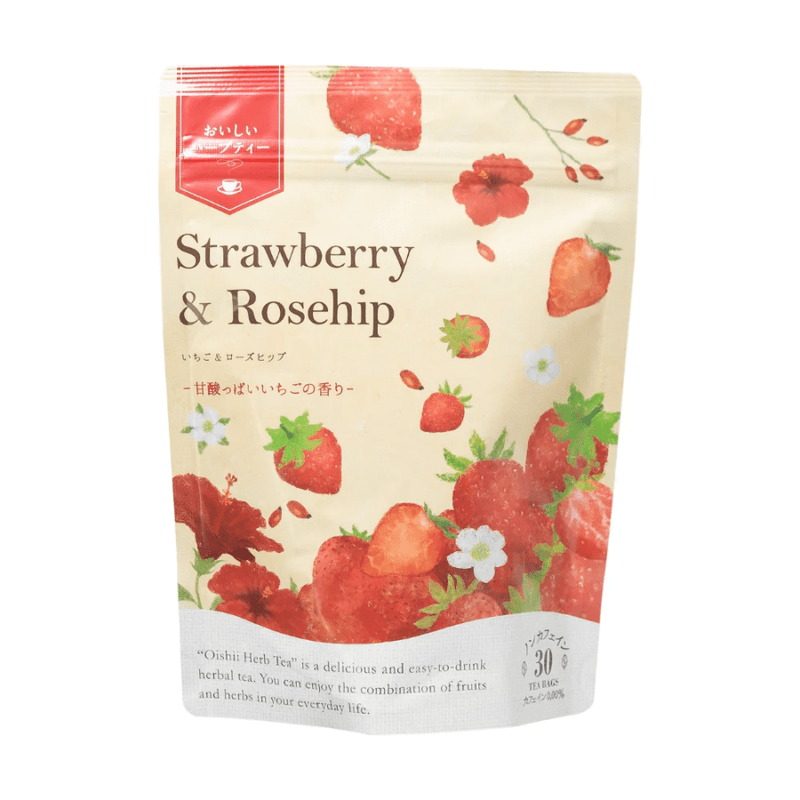 生活の木 おいしいハーブティー いちご＆ローズヒップ 30個入 ノンカフェイン（カフェイン0.00％）