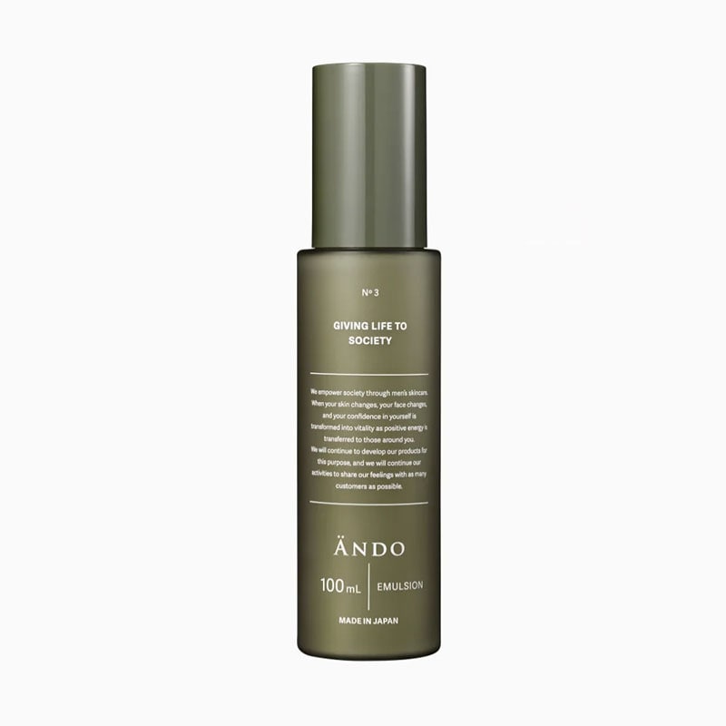 ANDO(アンド) EMULSION 乳液 100ml 店販可 メンズケア