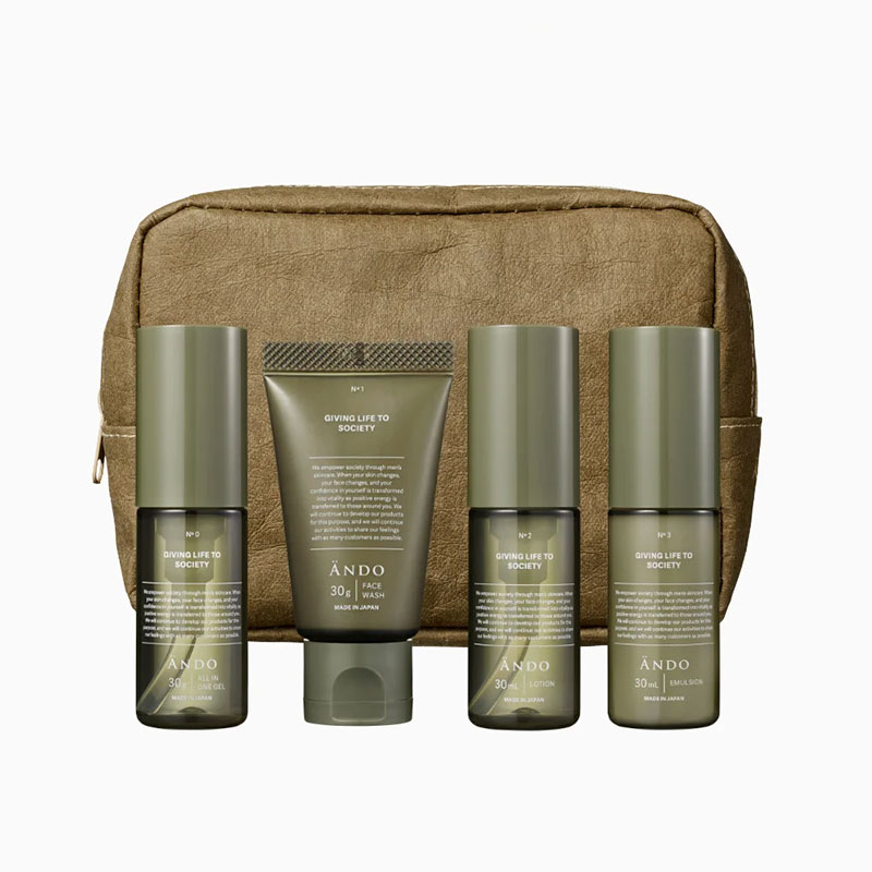 ANDO(アンド) TRAVEL SET トラベルセット 店販可 メンズケアの通販｜美セラ