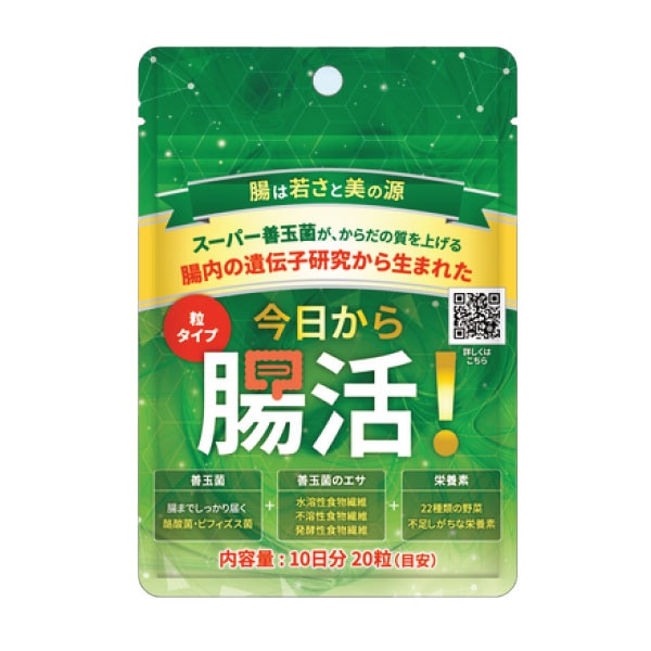 今日から腸活! 粒タイプ 20粒入 10日分の通販｜美セラ