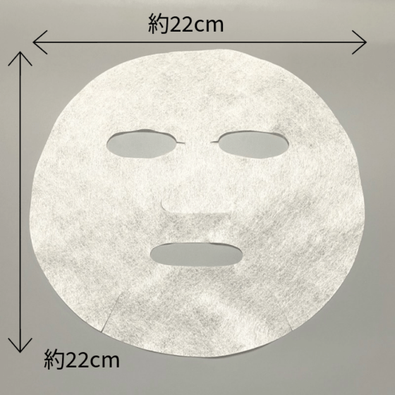 フェイスシートマスク 大容量100枚入 ドライタイプ 化粧水無 レーヨン