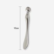 アイクリーム 美容スパチュラ 温冷 金属アプリケーター 10cm シルバー 目元ケア 目元マッサージ
