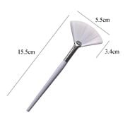 マスクブラシ 酸に強い ナイロン素材 ピール フォームブラシ 扇型刷毛