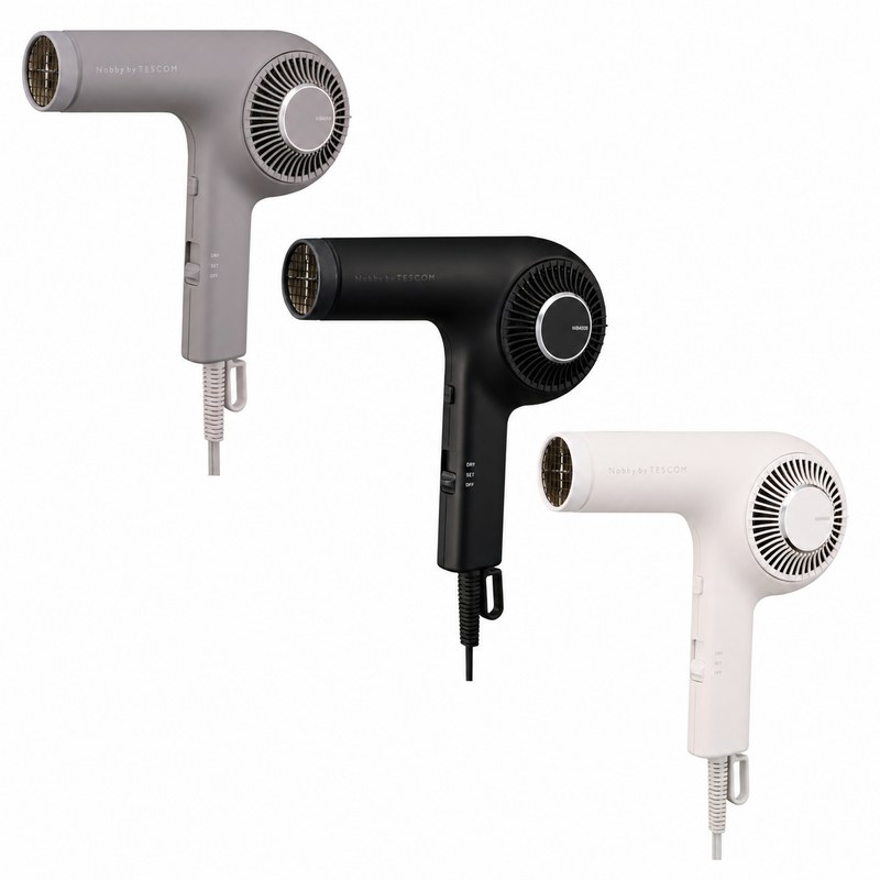 Nobby プロフェッショナル トライバランスイオン(TM) ヘアドライヤー NIB400B 3色（ノビー）