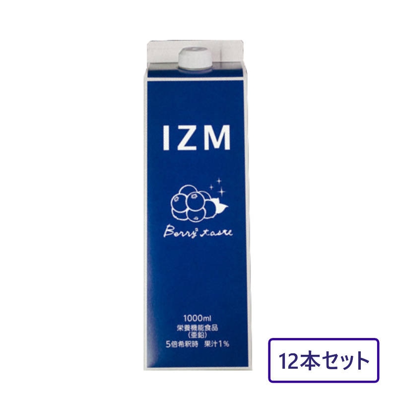 IZM（イズム）BERRY BERRY TASTE(ベリーベリー テイスト) 1000mL 12本