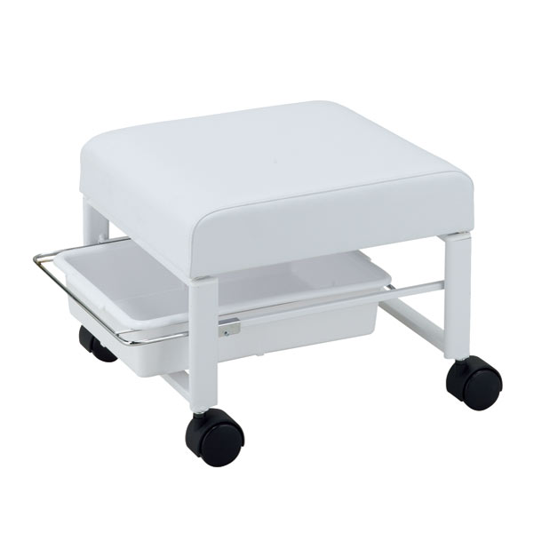 フットケア スツール（引出1段付）高さ32幅39奥行35cm