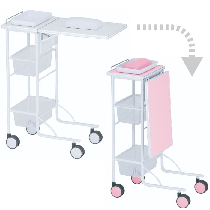 折りたたみ ネイル テーブル デスク 机 キャスター付き ソファ用ネイル