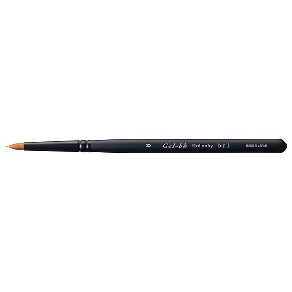 b-r-s ブルーシュ ネイルブラシ Gel-bb ジェルビービー コリンスキー ラウンド8号 毛丈11直径4.5mm