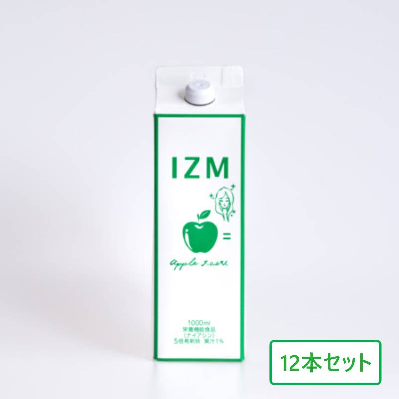IZM(イズム)APPLE TASTE(アップル テイスト) 1000mL 12本セット