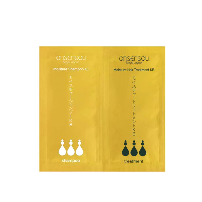 onsensou KABOSU モイスチャーシャンプー＆トリートメント10ml×2 インナーカートン20枚セット カボスシリーズ 温泉由来の成分 おんせんそう