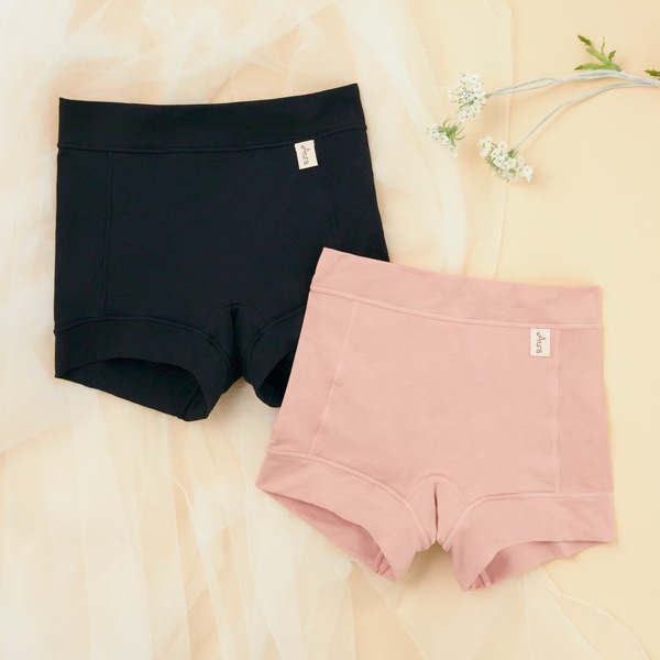 オーラおまもり おなか温浴パンツ オーバーパンツ 2色 ブラック ピンク