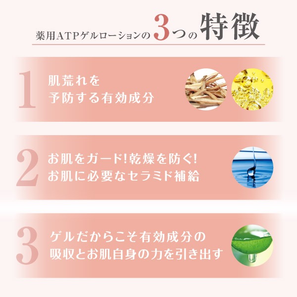 ラシンシア リポデルム 薬用ATPゲルローション（ボトル）業務用 500mL