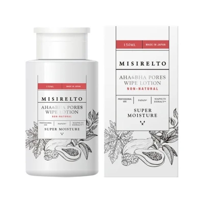 AHA&BHAポアーズワイプローション 150ml 店販可 MISIRELTO ミシレルト 