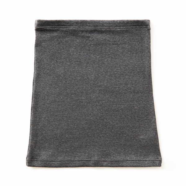 裏起毛腹巻 クオルテ 杢グレー 「遠赤外線×吸湿発熱×裏起毛」しめつけにくいのにしっかりあたたかい