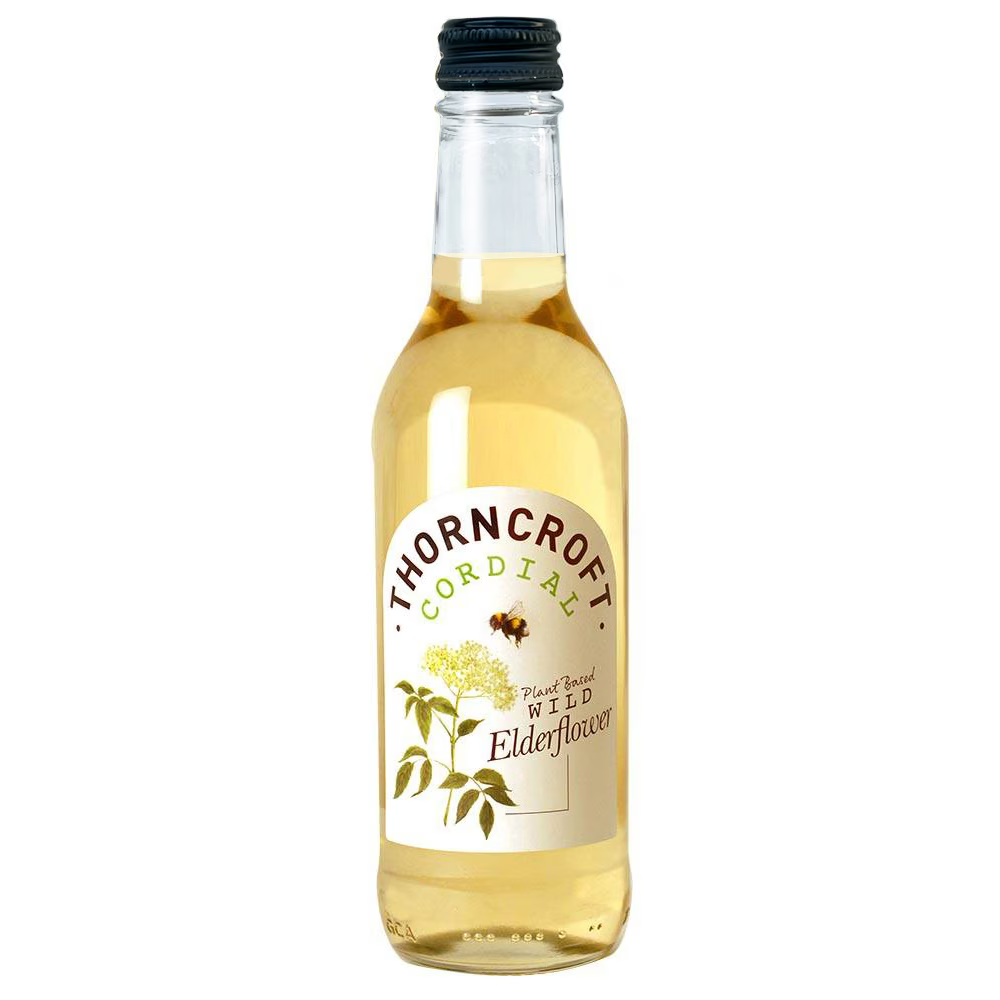 ソーンクロフト ハーブコーディアル エルダーフラワー 330mL 英国伝統 ノンアルコール濃縮飲料 Plant Based
