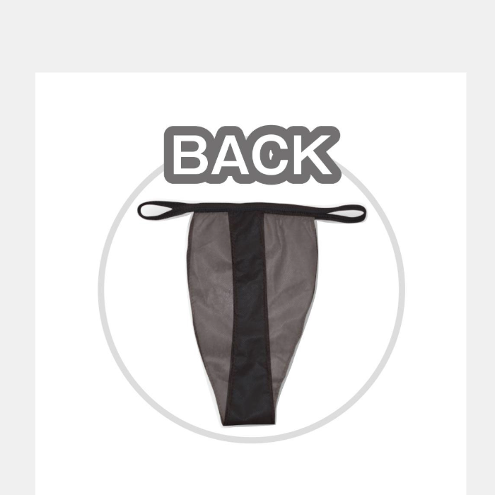 【在庫セール】ペーパーTバック ダークブラウン サイズフリー 100枚 個包装 使い捨て