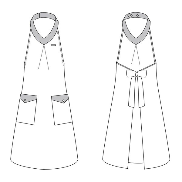 Veriella ベリエッラ エプロンA06