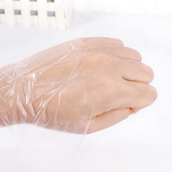 ラップパック フェイスパック用カバーシート 高浸透保湿ビニール【極薄150枚】業務用