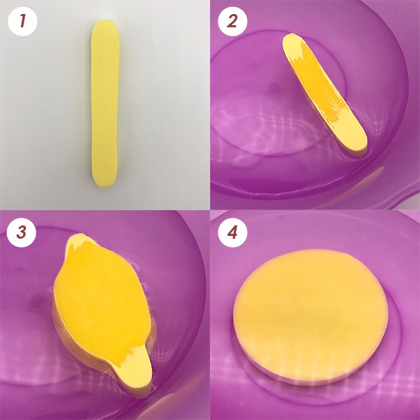 【無料販促品】エステ フェイシャルスポンジ ピンク（ふつう）乾燥圧縮タイプ  L'etoile（レトワール）