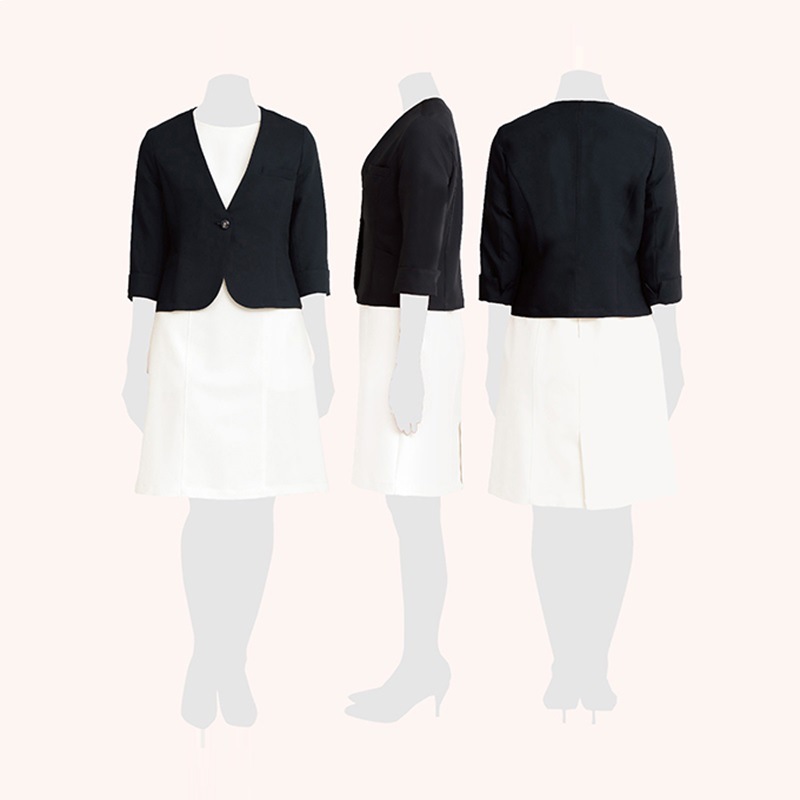 E-3152-5 ジャケット ブラック SHIROTA(シロタ）