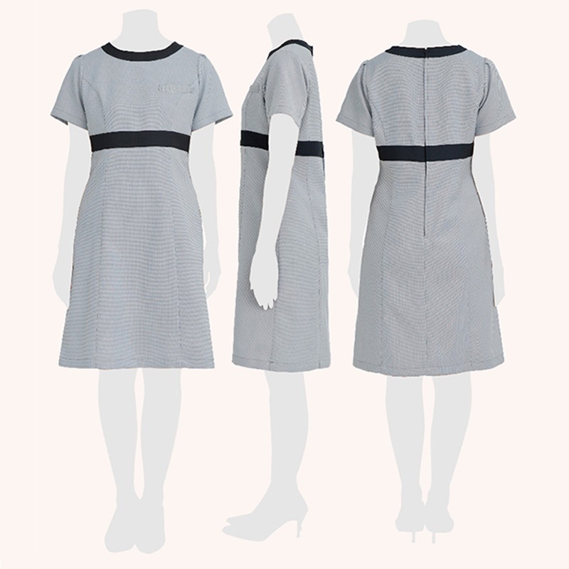 E-3151-6 ワンピース チドリ  SHIROTA(シロタ）