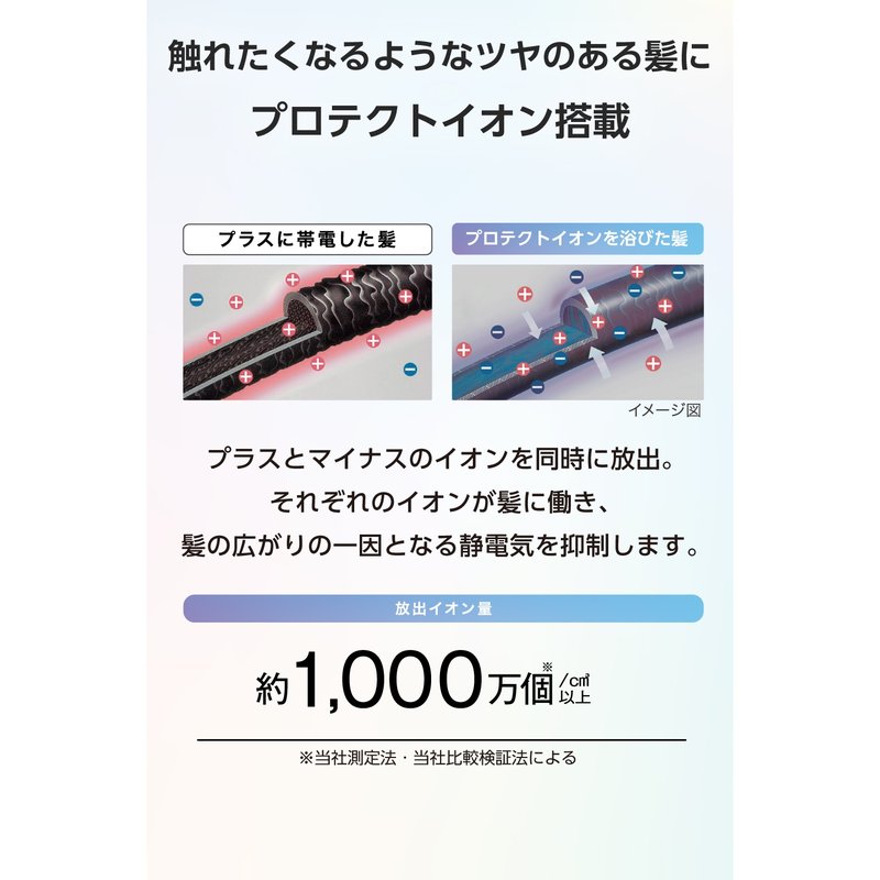 TESCOM プロテクトイオン ヘアドライヤー TD561A 3色（テスコム）