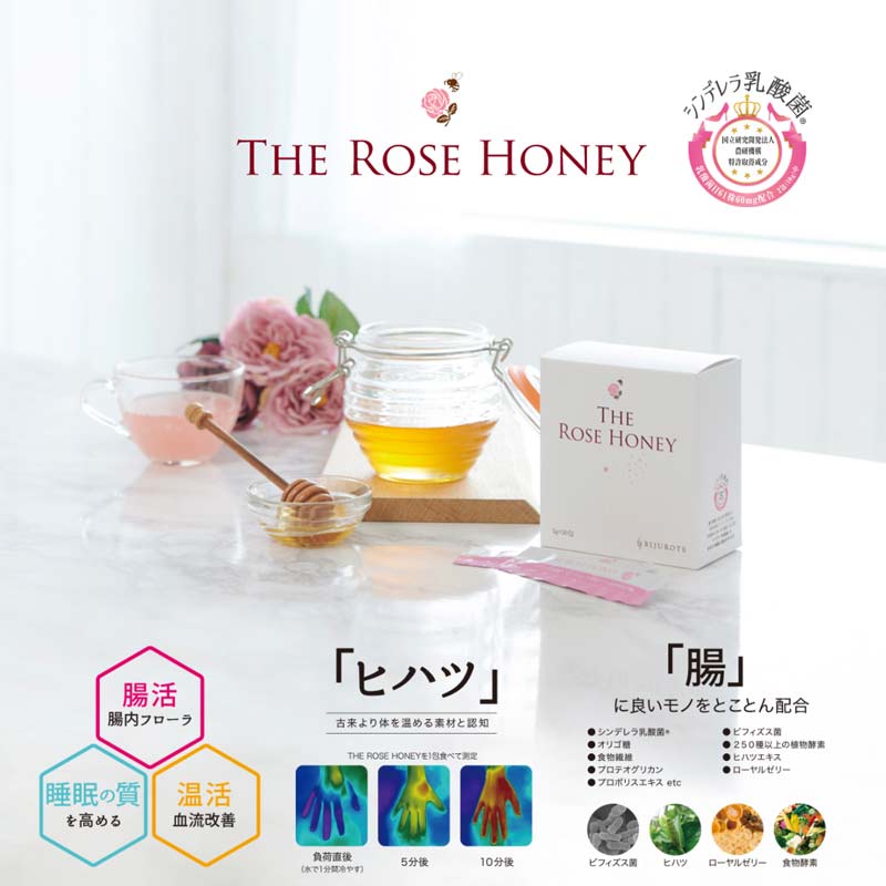【初回注文限定】ビジュローテ (BIJUROTE) ザ・ローズハニー 導入セット 薔薇はちみつ