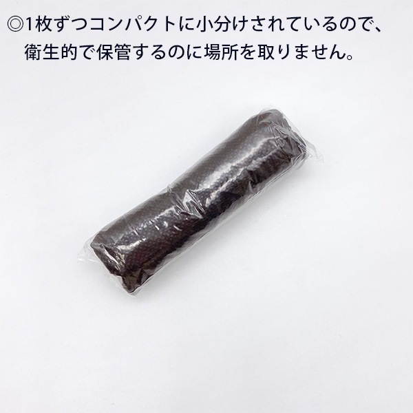 スライド式 使い捨てペーパーショーツ ダークブラウン サイズフリー 100枚