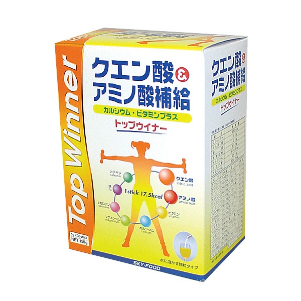 ＜クエン酸＆アミノ酸補給＞トップウイナー　5g×30本