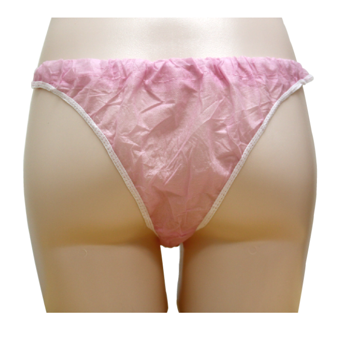 使い捨て　紙ショーツ　ピンク スライド式 ペーパーショーツ ピンク サイズフリー 1箱1000枚入