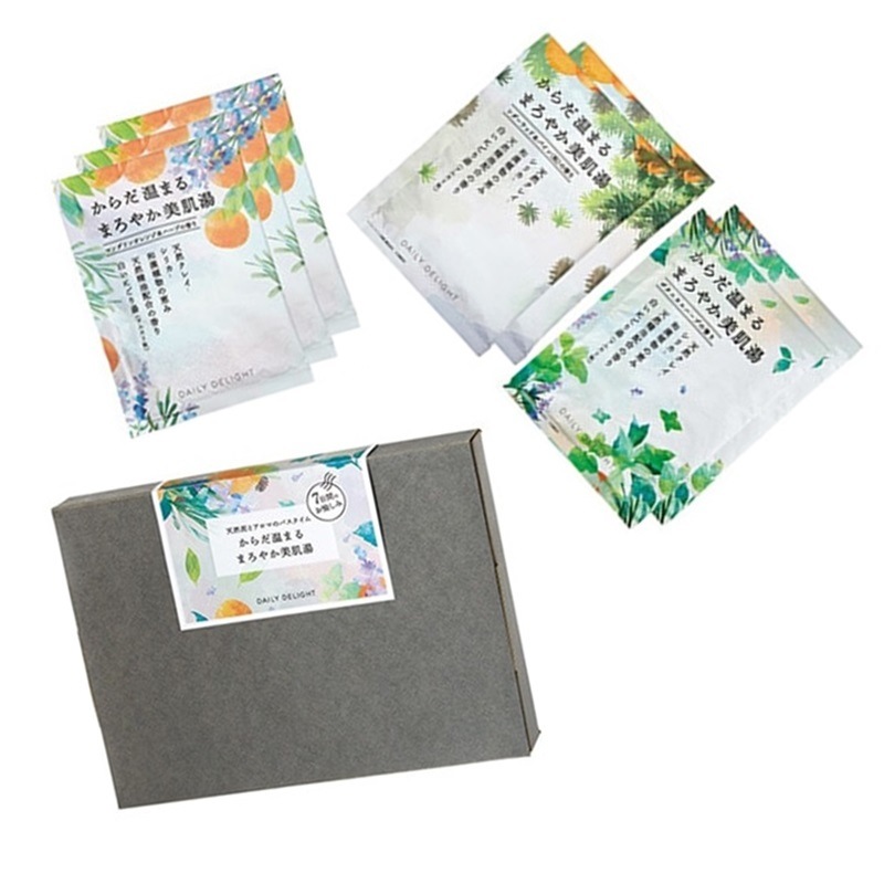 アロマを愉しむ7日間のバスギフト 50g×7個 daily delight(デイリーディライト)