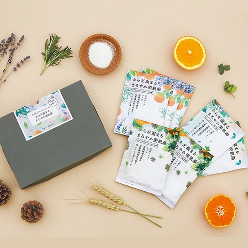 アロマを愉しむ7日間のバスギフト 50g×7個 daily delight(デイリーディライト)