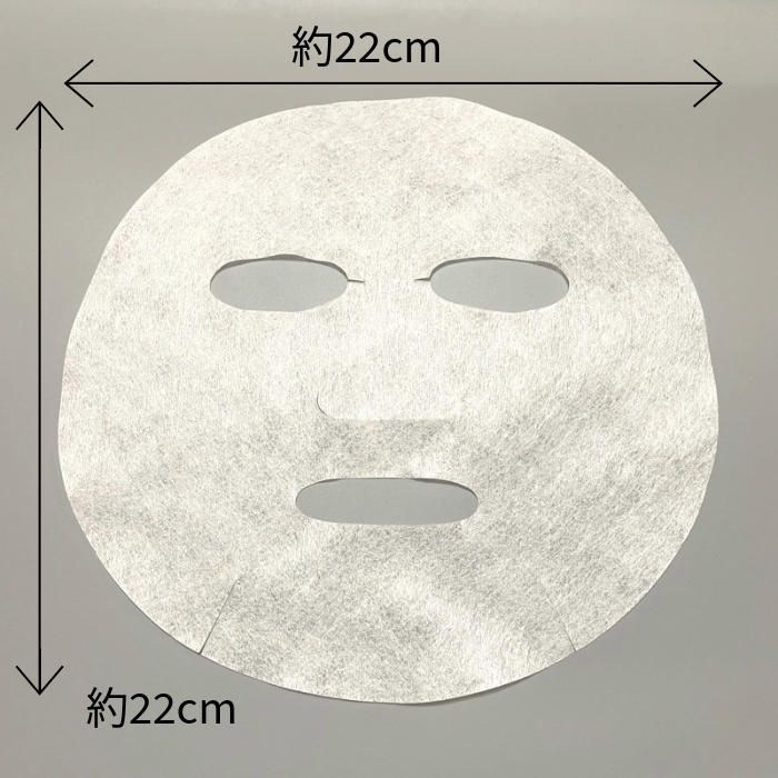 フェイスシートマスク 大容量100枚入 ドライタイプ 化粧水無 レーヨン