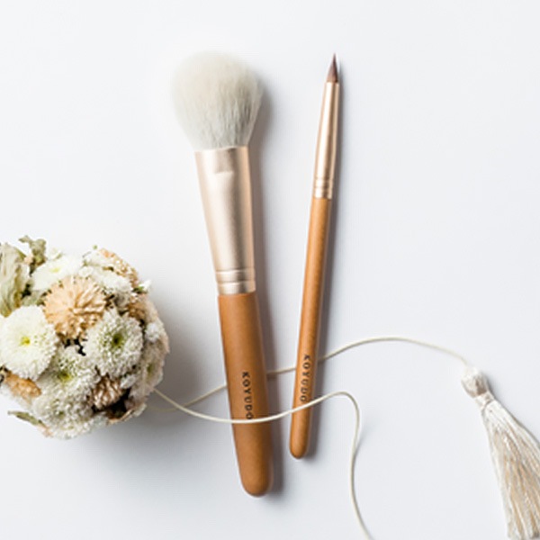 熊野筆 hitosoroe(ひとそろえ) メイクブラシ 化粧筆セット(チーク・リップ)