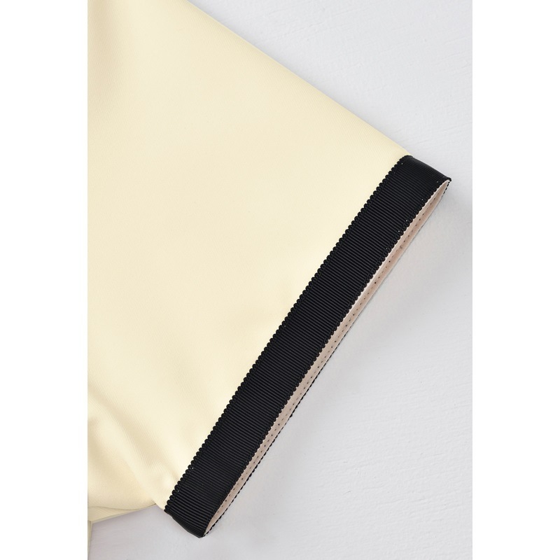 E-3143 ワンピース (2色 ブラック ライトベージュ) SHIROTA(シロタ）